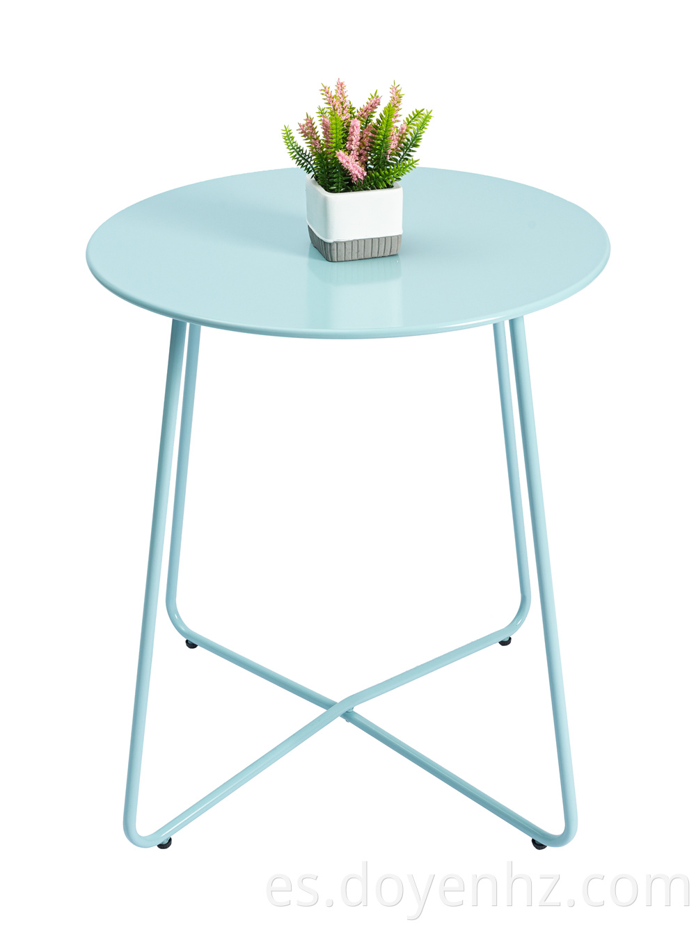 60cm Metal Round Unfoldable Table